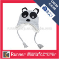 Cheap funny panda hat with paws